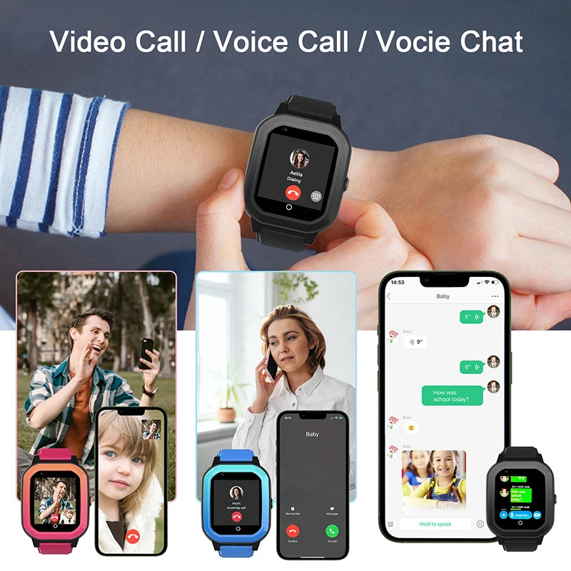 Wonlex Smart Watch Kids 4G Video call Watch Camera Phone SOS GPS wifi Location tracker Children's smart watch KT20