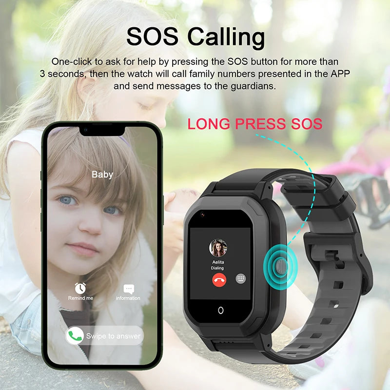 Wonlex Smart Watch Kids 4G Video call Watch Camera Phone SOS GPS wifi Location tracker Children's smart watch KT20