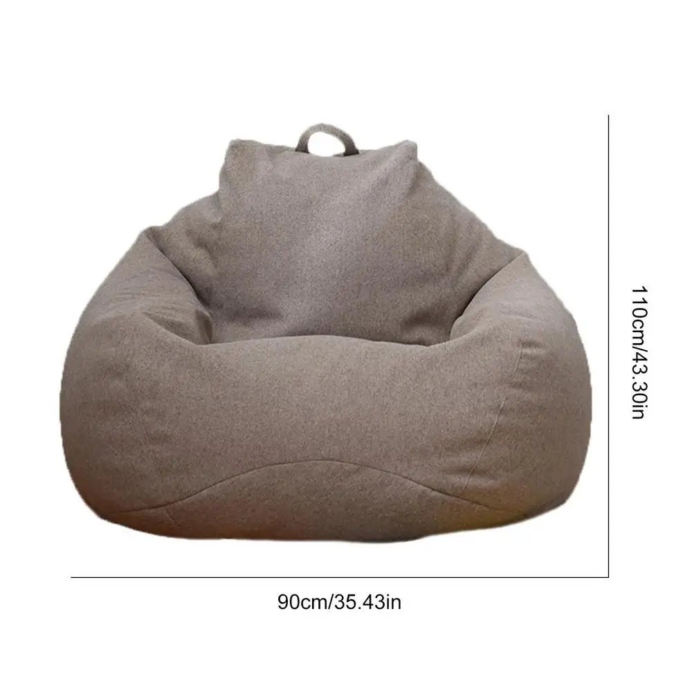 Beanbag Covers Washable For Kids Adults Lazy People Storage Bag Pouf Puff Couch Tatami Living Room Couch Covers Accessories
