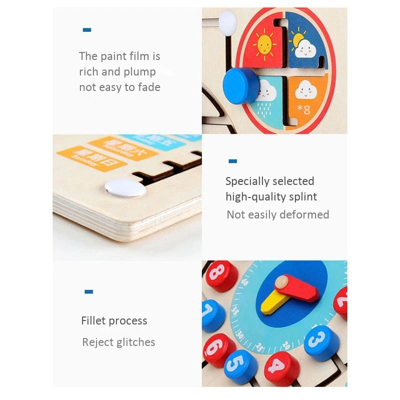 Toy Digital Pairing Time For Children Hour Minute Second Time Cognition Early Preschool Teaching Aids Toys