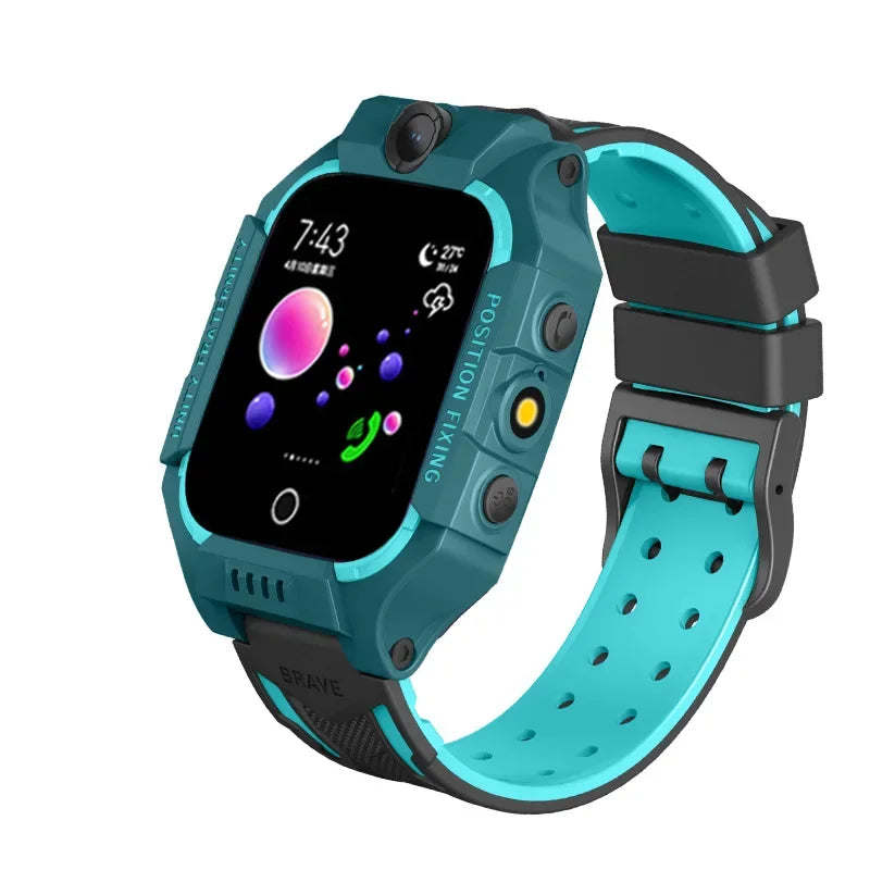 Smart Kids Watch Waterproof Smart Watch SIM GPS Call Info Card Kids S0S Remote Control Call IOS Android Genuine Gift 2024 New