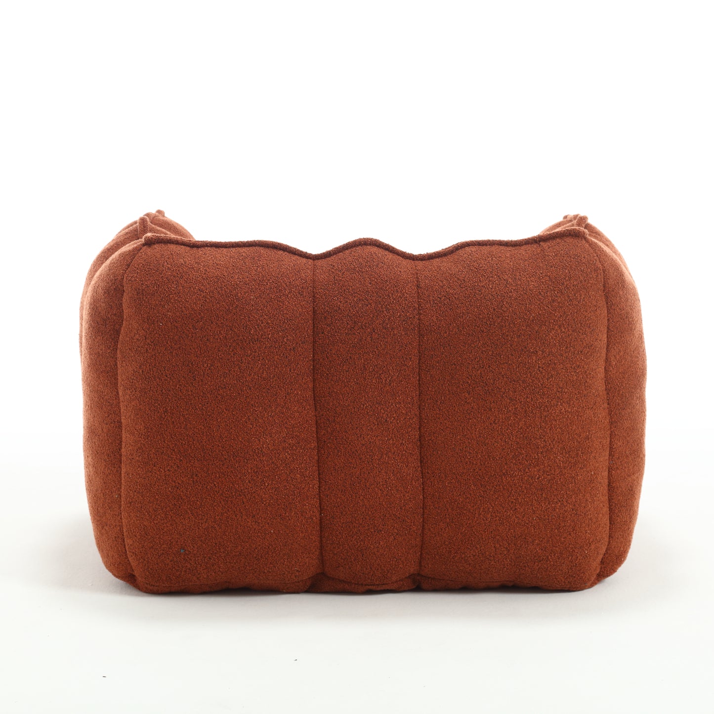 Soft Bean Bag Chair with High Resilient Foam(Chips)for living room and bedroom Comfortable Square Lazy Sofa with Footstool