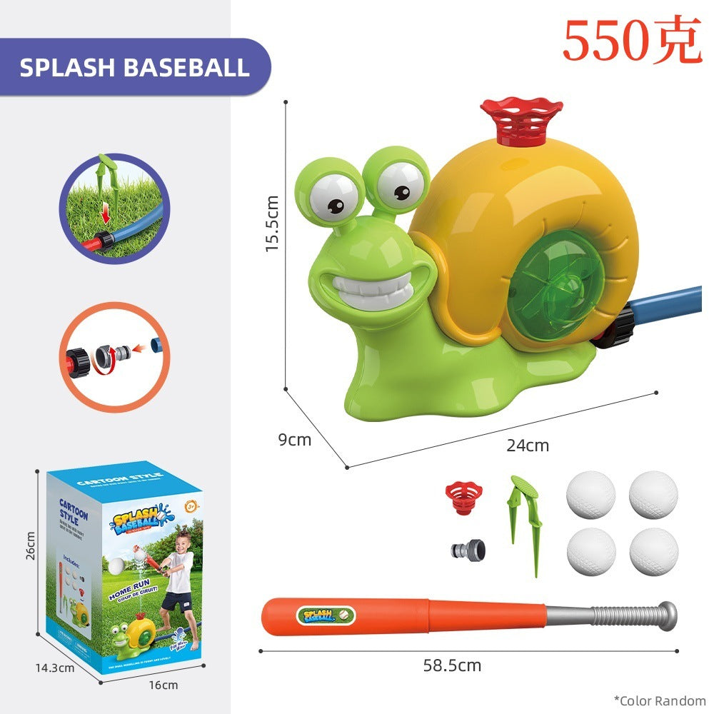 Snail Water Sprinkler Water Sprinkler Baseball Toy