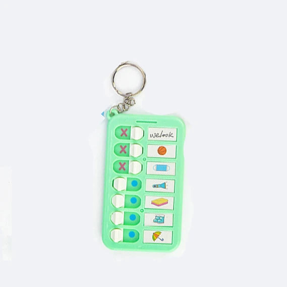 Kid Self Discipline Check List Memo Board Daily Planner To Do List Korean Stationery Task Detachable Planning Board Key Chain