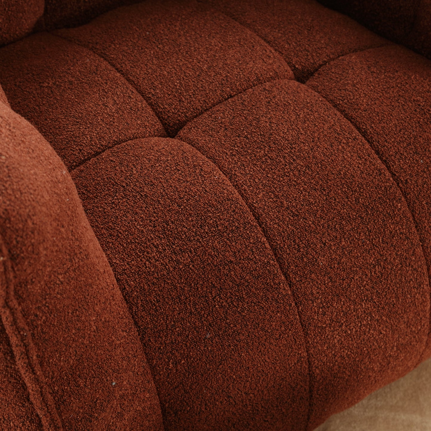 Soft Bean Bag Chair with High Resilient Foam(Chips)for living room and bedroom Comfortable Square Lazy Sofa with Footstool