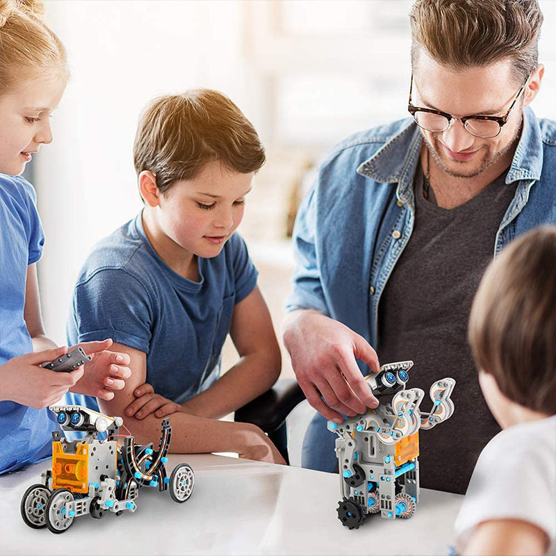 DIY Assembled Toy 13 In 1 Self Assembled Solar Toy Car Intelligent Robot