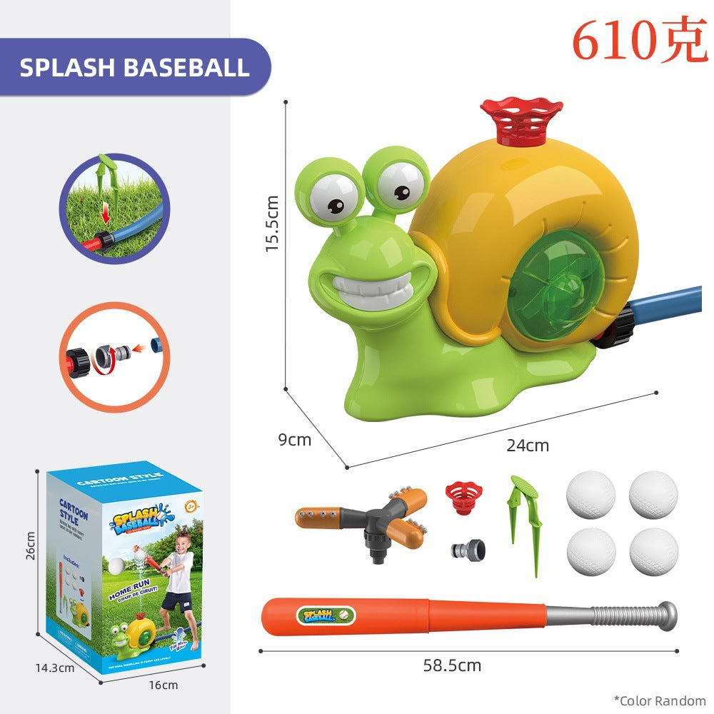 Snail Water Sprinkler Water Sprinkler Baseball Toy