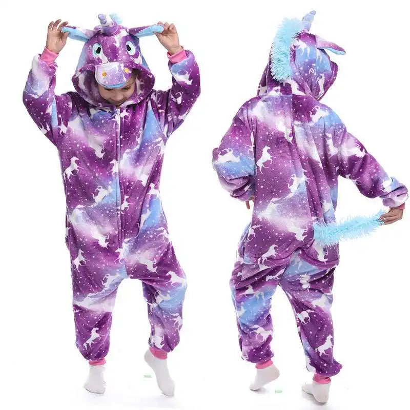Unicorn Pajamas Boy Romper Girl's One-Piece Pajamas Cartoon Animal