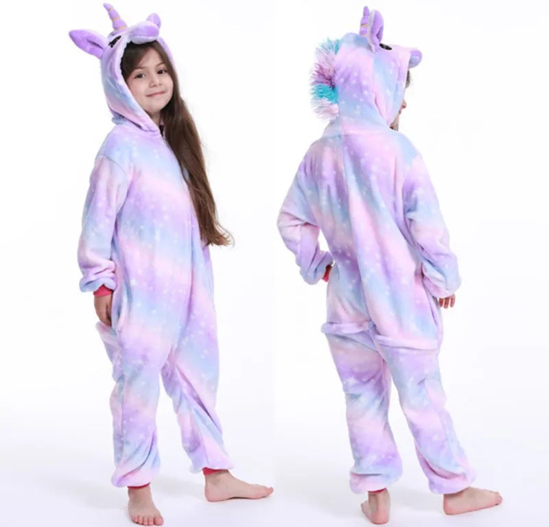 Unicorn Pajamas Boy Romper Girl's One-Piece Pajamas Cartoon Animal