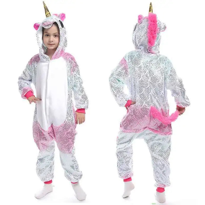 Unicorn Pajamas Boy Romper Girl's One-Piece Pajamas Cartoon Animal