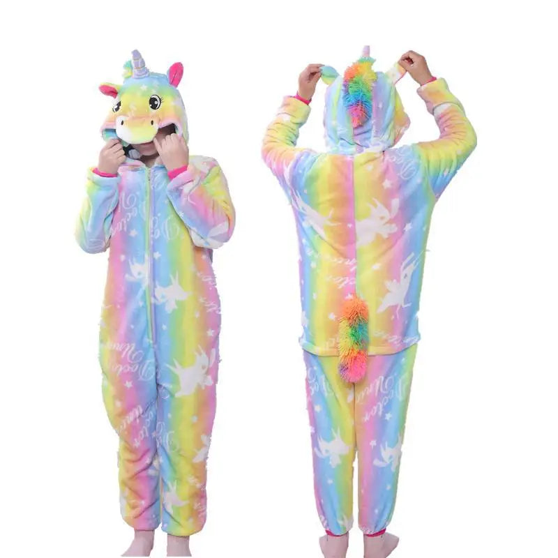 Unicorn Pajamas Boy Romper Girl's One-Piece Pajamas Cartoon Animal