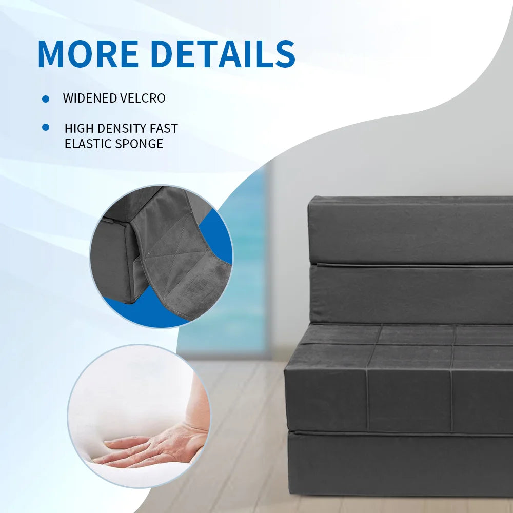 Convertible Sofa Bed for Living Room Folding Couch Bed for Small Spaces Modern Fold Out Couch