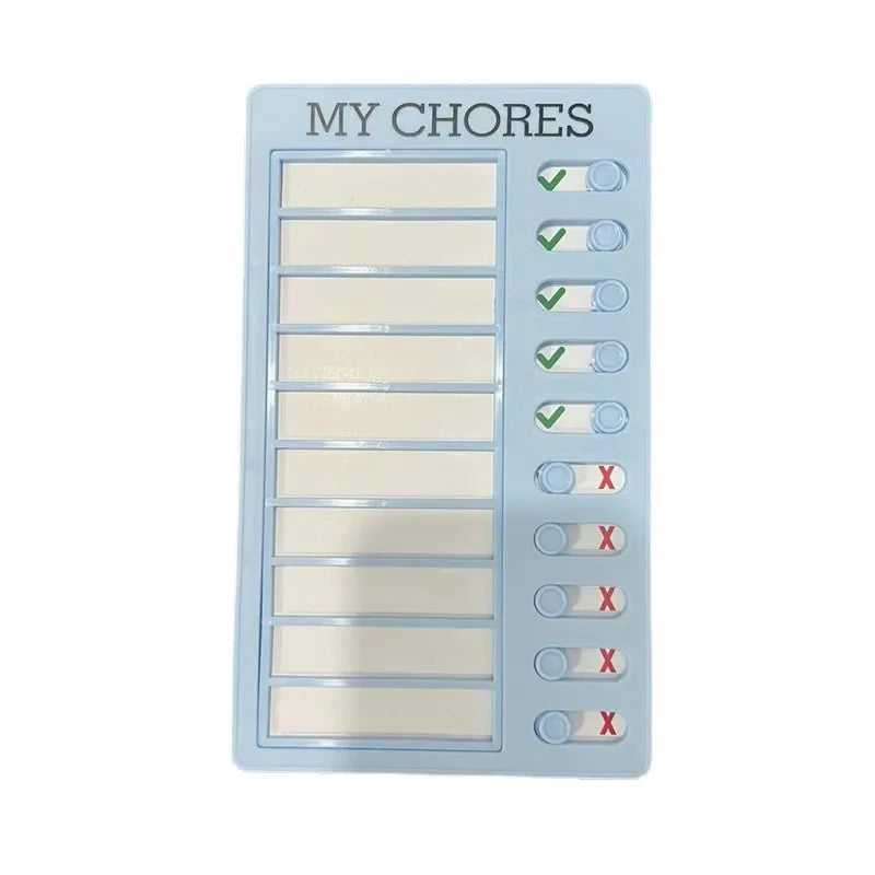 Schedule Organization Note Card Punch Card Device for Notes Daily Task Planning Portable Memo Checklist Elderly Child Note Board