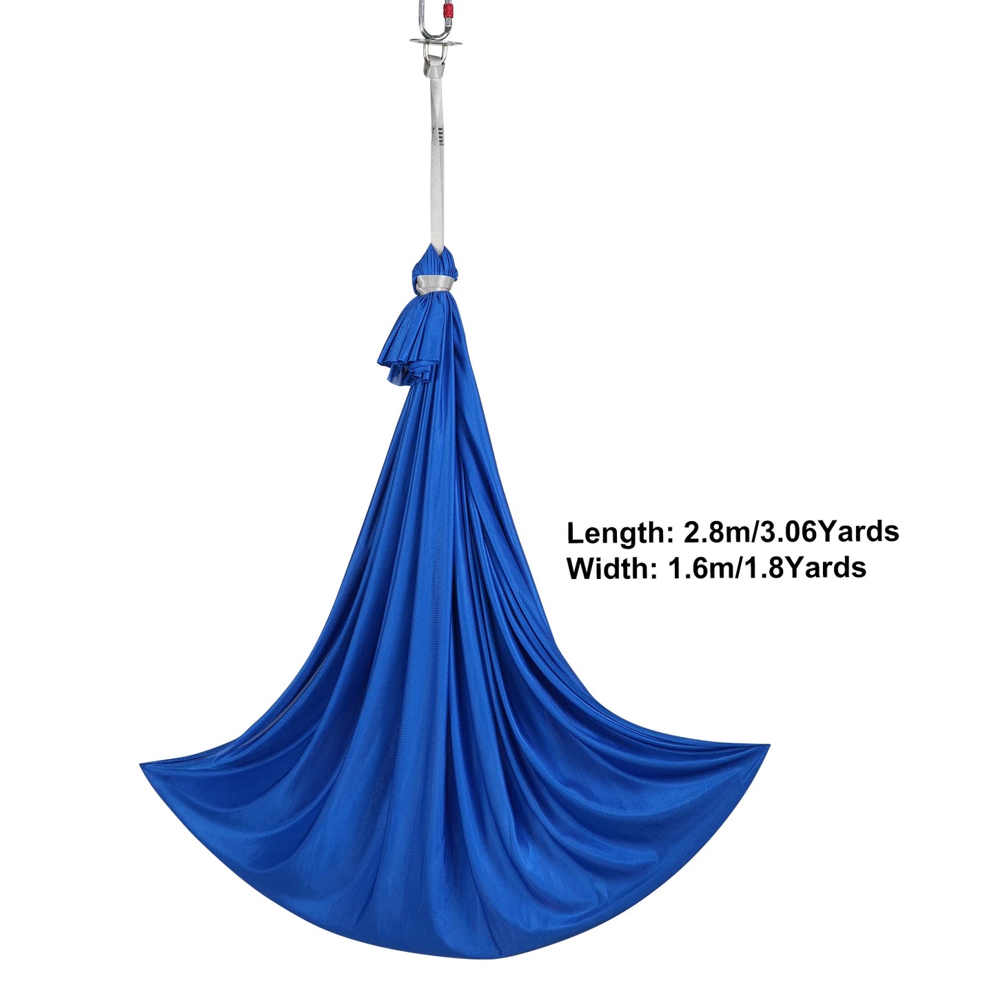 VEVOR Sensory Swing for Kids 3.1 Yards Therapy Swing for Children with Special Needs Cuddle Swing Indoor Outdoor Hammock Blue