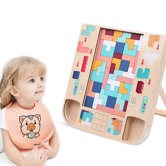 2 In 1 Puzzle board Buzzle Kids Intelligence Multi Educate Sensatory