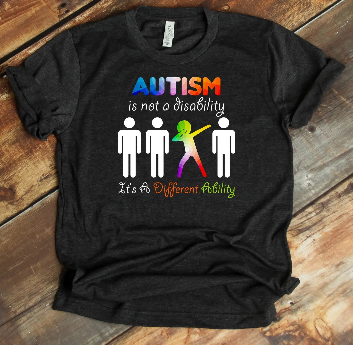 Different Ability T Shirt Autism Awareness Asd Dabbing Kid