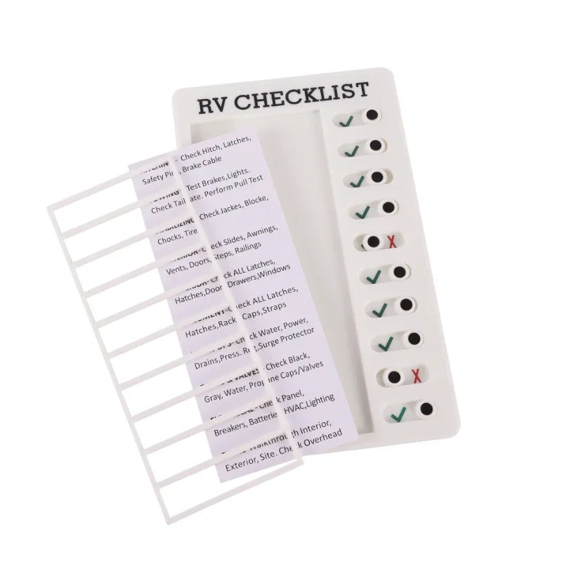 Memorandum Punch Card Device for Notes Daily Task Planning Board Portable Memo Checklist Board Elderly Child Note Board Reusable