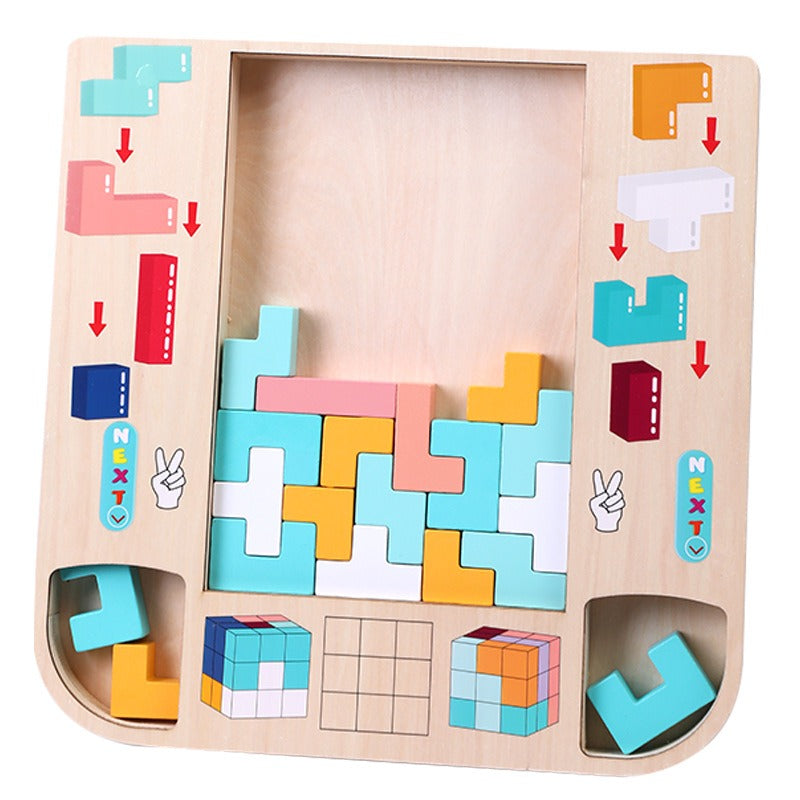 2 In 1 Puzzle board Buzzle Kids Intelligence Multi Educate Sensatory