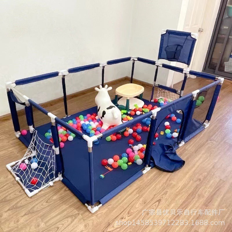 Children's fence baby basketball fence safety stainless steel playpen children's ball pit baby indoor playground baby park fence