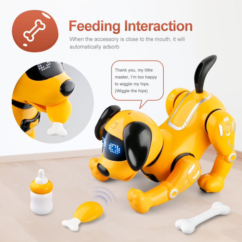 Intelligent Remote Control Robot Dog Early Education Children's Toy Programmable Handstand Demonstration Simulation Dog