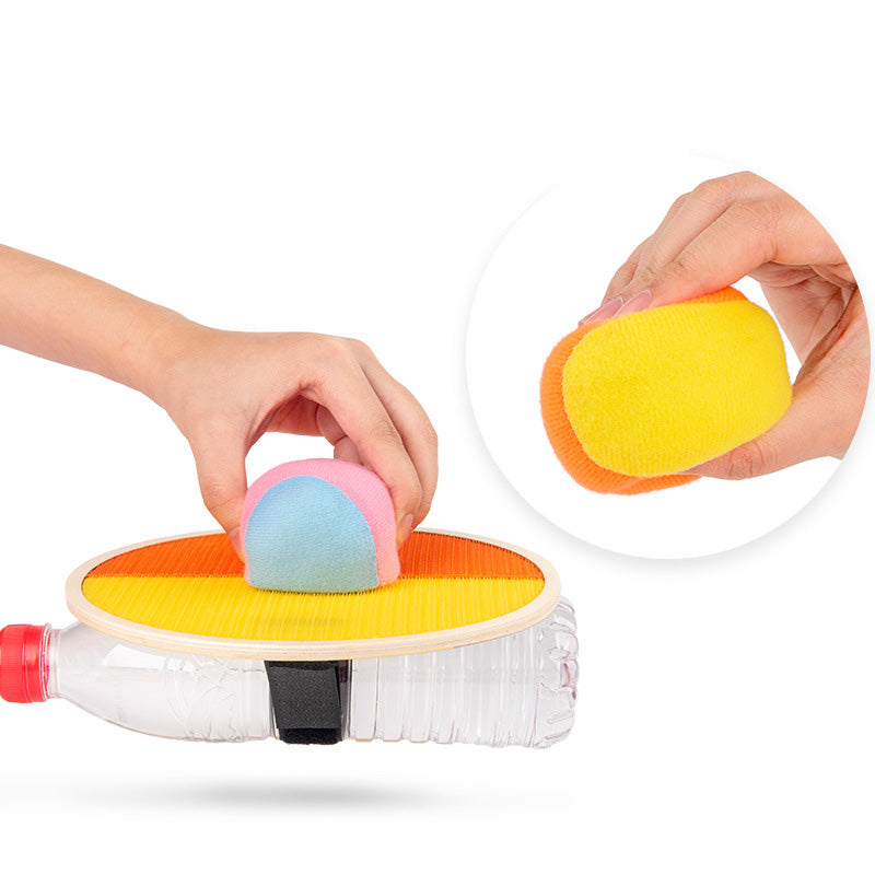 Kindergarten Children's Toys Sticky Target Plate Outdoor Parent-Child Interaction Throwing Ball Butt Suction Cup Ball Palm Sticky Target Ball