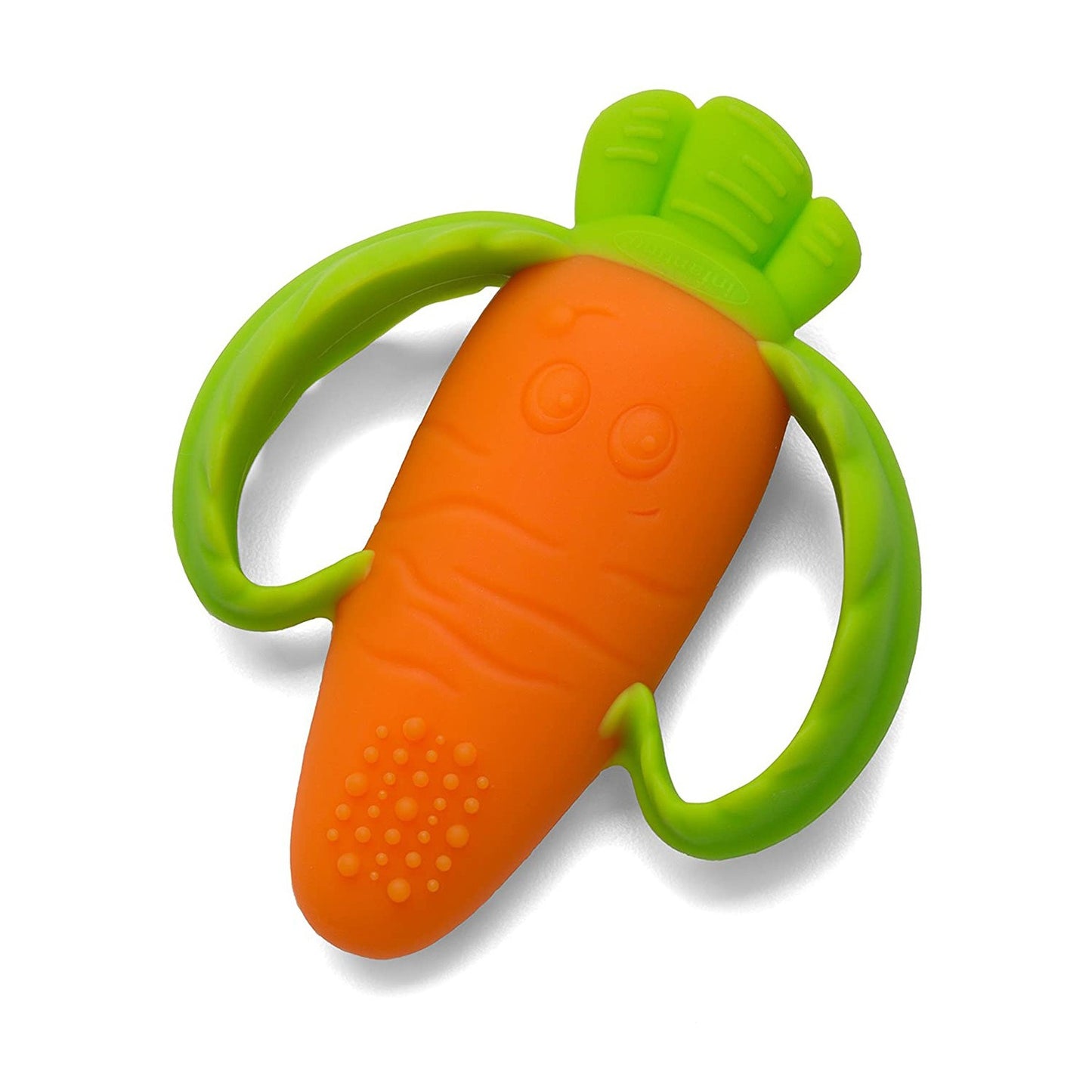 Carrot gum teeth grinder silicone soft teeth fixator children's toys anti eating hand grinding stick supplies