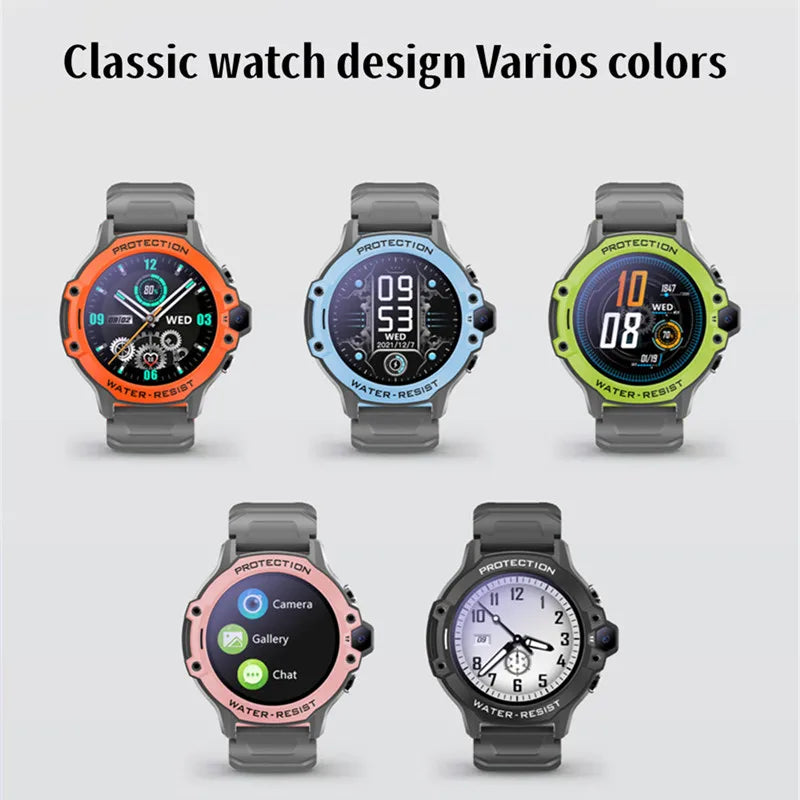 4G Childre Phone Watch SIM Card Voice Call Smart Watch GPS Positioning Video Call Student Watch Monitoring Location Tracker SOS