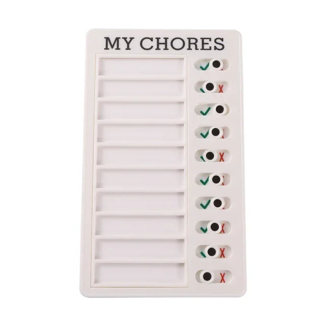 Schedule Organization Note Card Punch Card Device for Notes Daily Task Planning Portable Memo Checklist Elderly Child Note Board