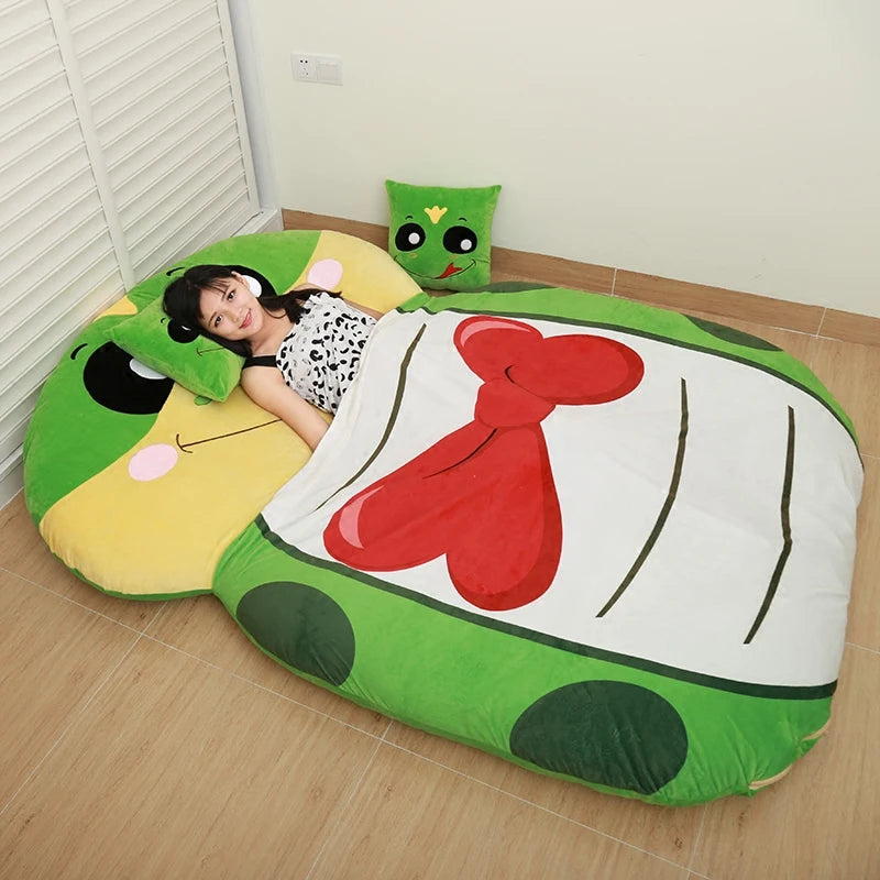 Cartoon Animals Tatami Sofa Bed Double And Kids Bean Bag Home Living Room And Bedroom Bean Bag Bed Warm Sleeping Bag Mattress