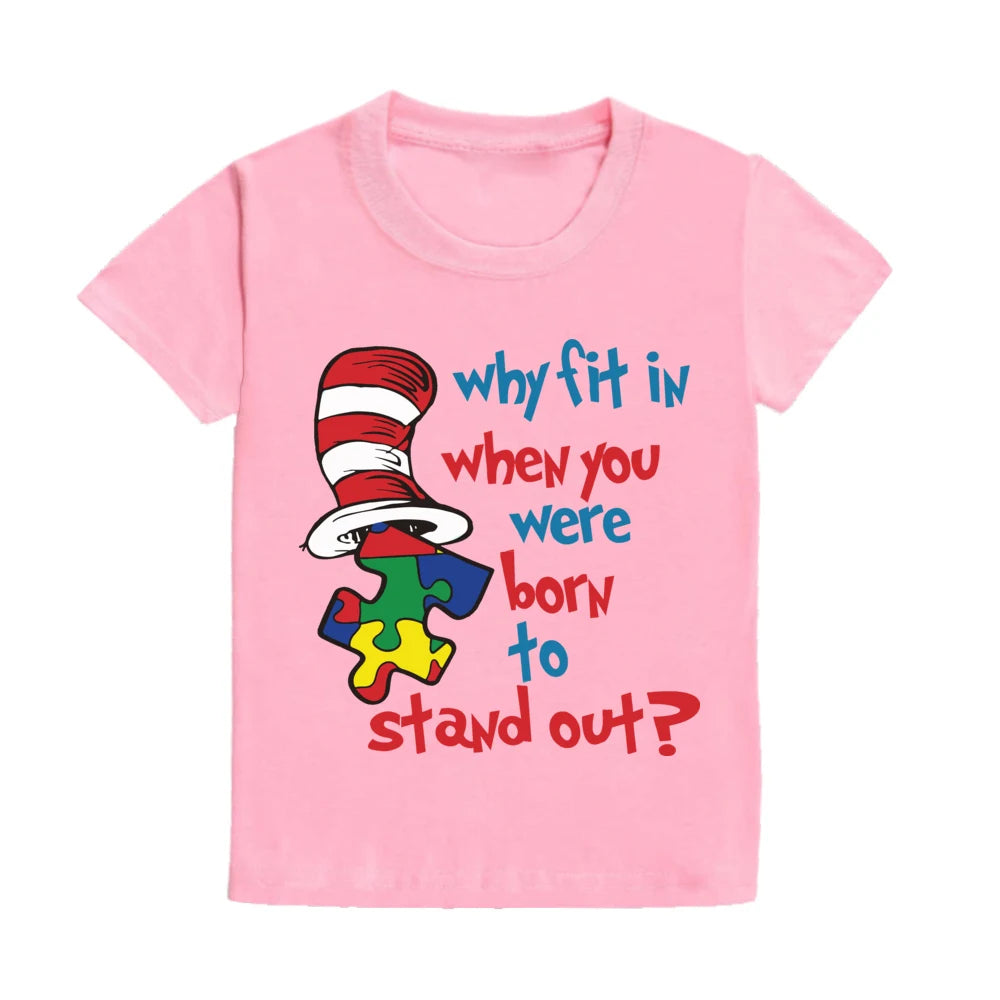 Autism Awareness Kids Shirt Love Needs No Words Print Child T Shirt Boy Girl Clothes Autism Toddler Shirt Autism Support Tee