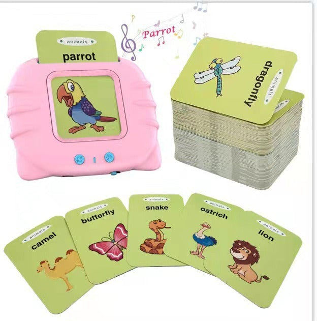 Pure English Version Of Children's Enlightenment Early Education Intelligent Card Learning Machine English Card Machine Baby Insert Card