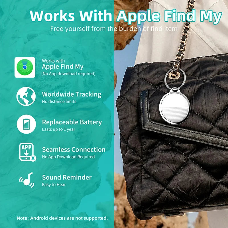 F3 Mini Tracking Device Work With Apple Find My Bluetooth GPS Lost Tracker Smart Tag Pet Key Child Finder For IOS System