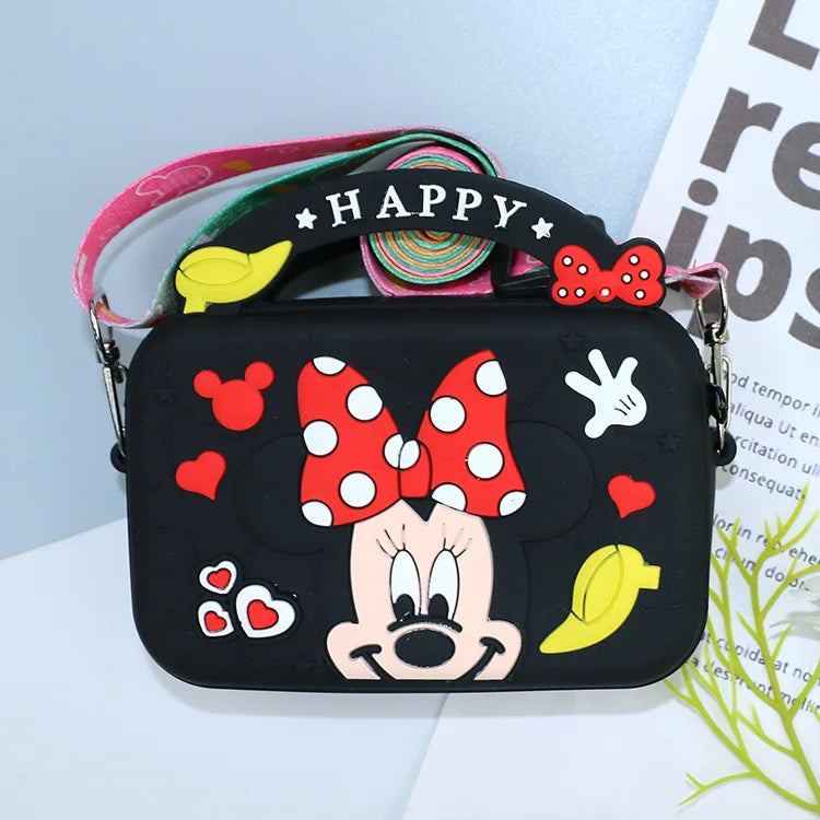 Disney New Children's Crossbody Bag Fashion High Quality Children's Handbag Cartoon Cute Birthday Gift Children's Zero Wallet