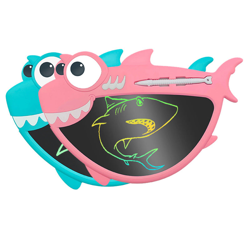 Cartoon Children's Early Education Puzzle Light Energy LCD Writing Small Blackboard Graffiti Painting LCD Writing Board