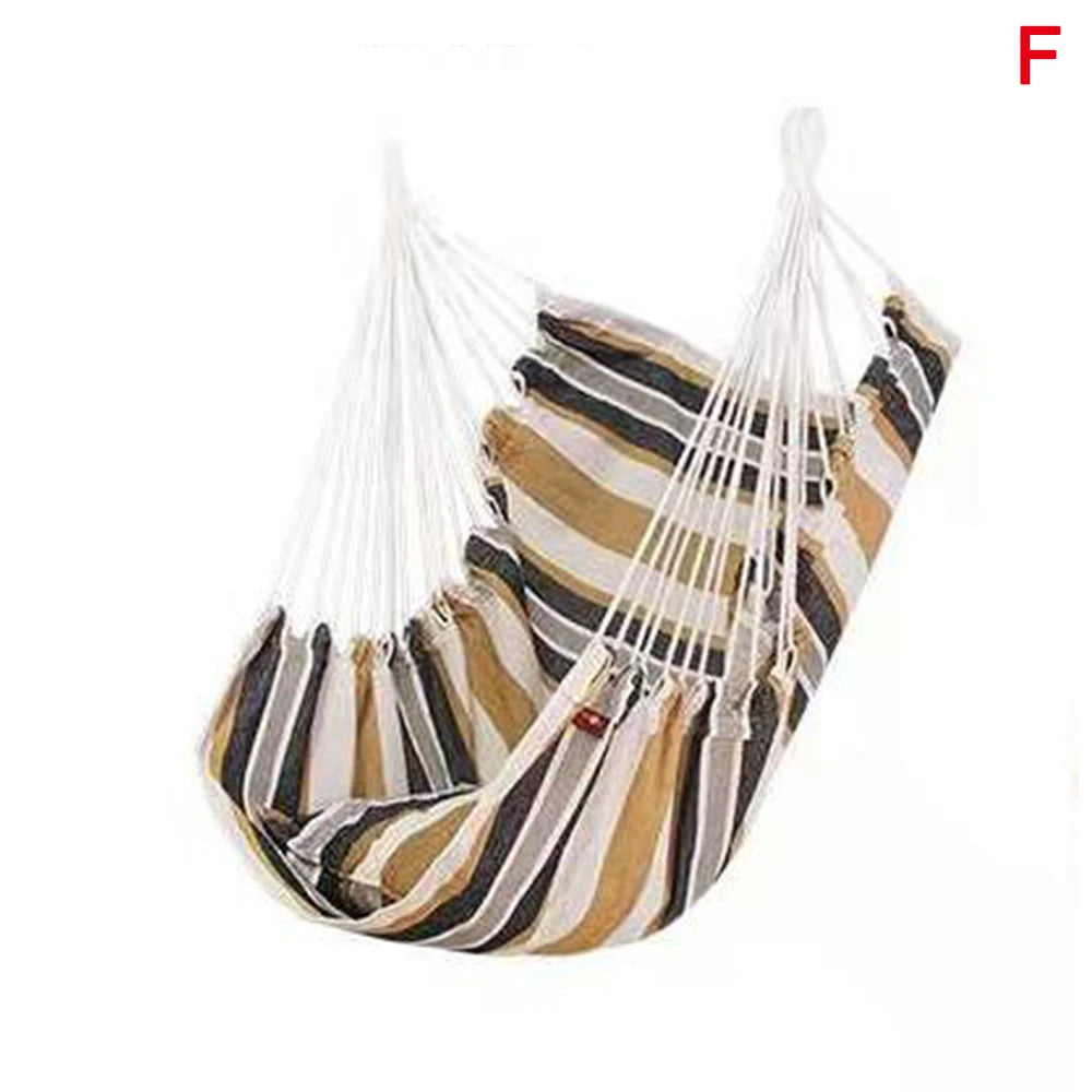 120KG Garden Hanging Chair Fabric Camping Rope Bed Bedroom Swing Seat Hammock Chair Hanging Hammock Hammock Swings