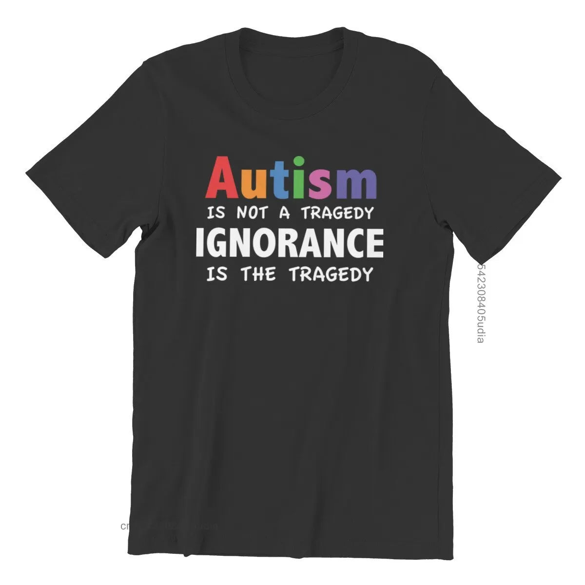 Autism Is Not A Tragedy Mens Ringer T-Shirt Red Punk Hiphop 99740 Normal Top T-Shirts T Shirt For Boys Retro Cotton T Shirts