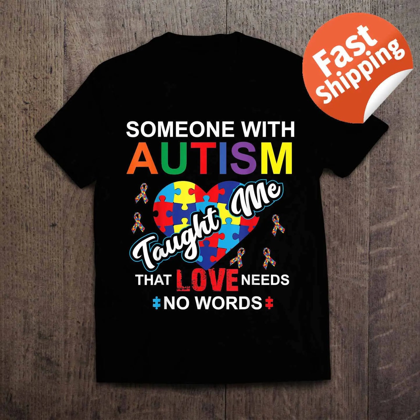 Autism Awareness Shirts for Gift Autism Shirts 2019 New Pure Cotton Short Sleeves Hip Hop Fashion O-Neck Casual Cotton T Shirt