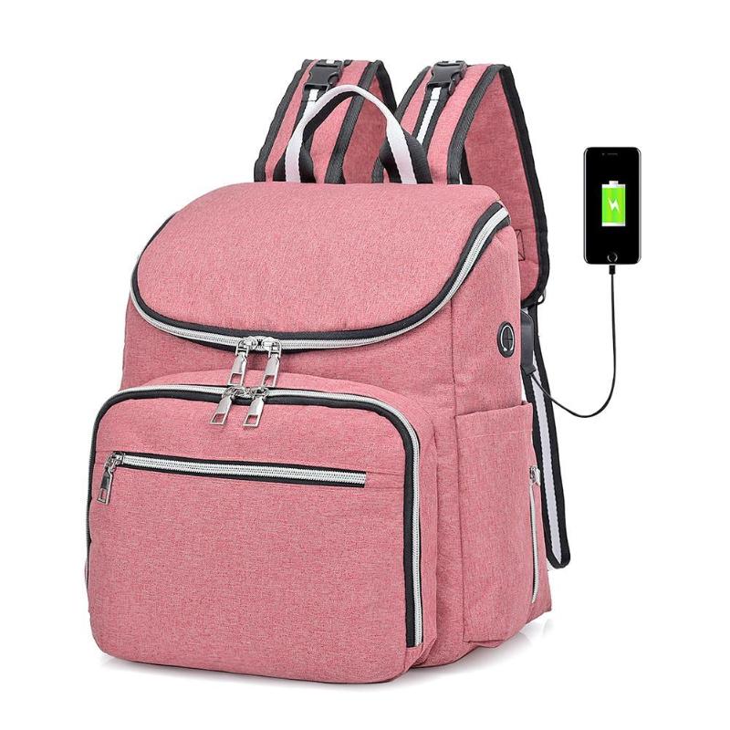 Fashion Maternity Diaper Bags Waterproof Mummy Nappy Bags Large Capacity Baby Care Nursing Bag Mother Multi-function Backpacks