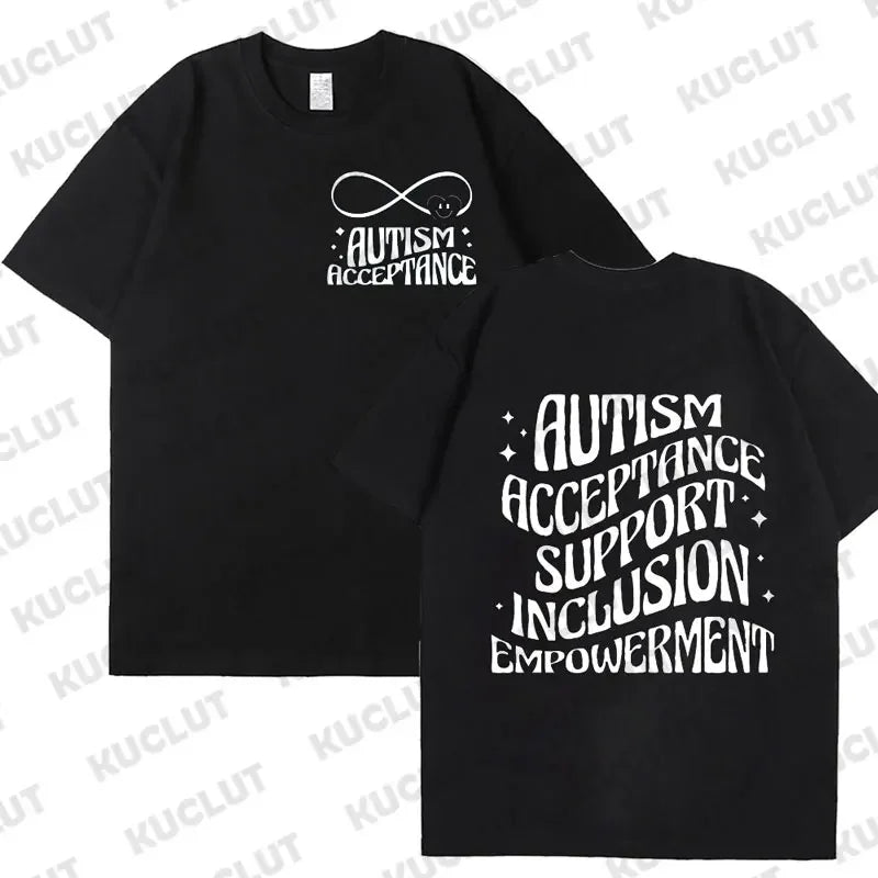 Autism Shirt Acceptance Month T Shirt Autism Mom Advocate Teacher Support Tshirt Autistic Pride Tee Awareness T-shirt Gift