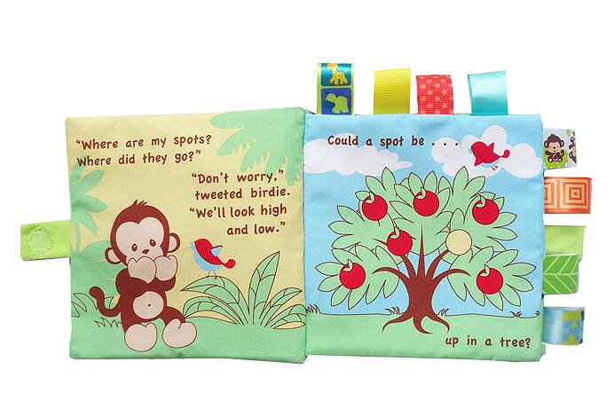 Baby Soft Cloth Book monkey /dog /owl animals style Fabric Book Infant Baby Early Education Cloth Books