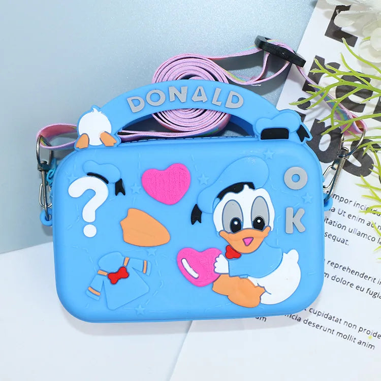 Disney New Children's Crossbody Bag Fashion High Quality Children's Handbag Cartoon Cute Birthday Gift Children's Zero Wallet