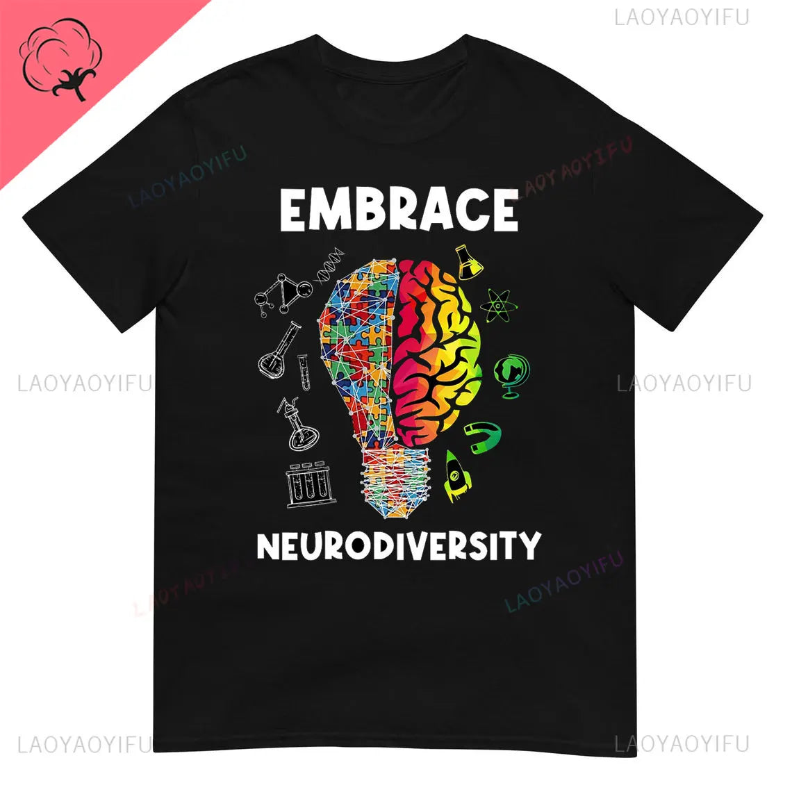 Autism Shirt Love Accept Support Autism T-shirt Vintage Awareness Gift Ropa Mujer Aesthetic Slim T Shirt Anime Graphic T Shirts