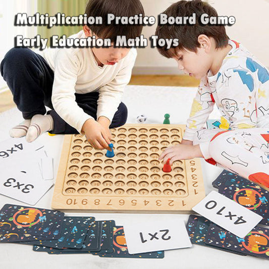 Children's Puzzle Multiplication Practice Teaching Aid Parent-Child Interaction Early Education Multiplication Formula Table Training Thinking Toy