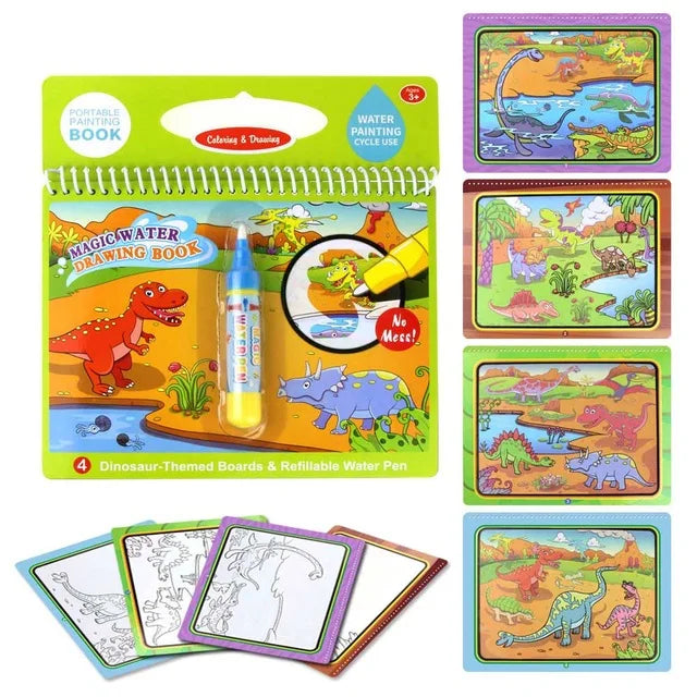 8 styles Magic Water Drawing Book Coloring Doodle