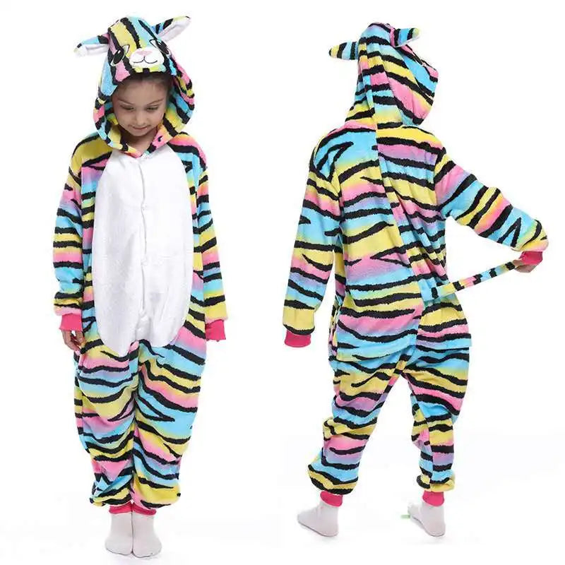 Unicorn Pajamas Boy Romper Girl's One-Piece  Pajamas  Cartoon Animal