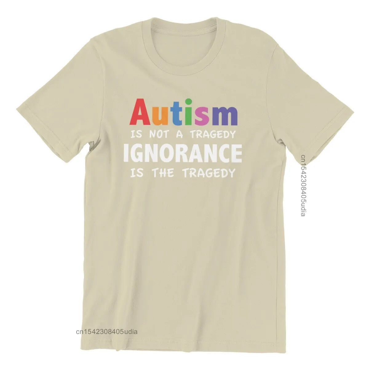 Autism Is Not A Tragedy Mens Ringer T-Shirt Red Punk Hiphop 99740 Normal Top T-Shirts T Shirt For Boys Retro Cotton T Shirts