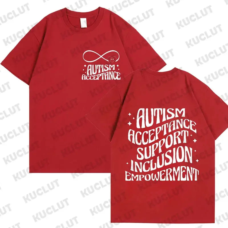 Autism Shirt Acceptance Month T Shirt Autism Mom Advocate Teacher Support Tshirt Autistic Pride Tee Awareness T-shirt Gift