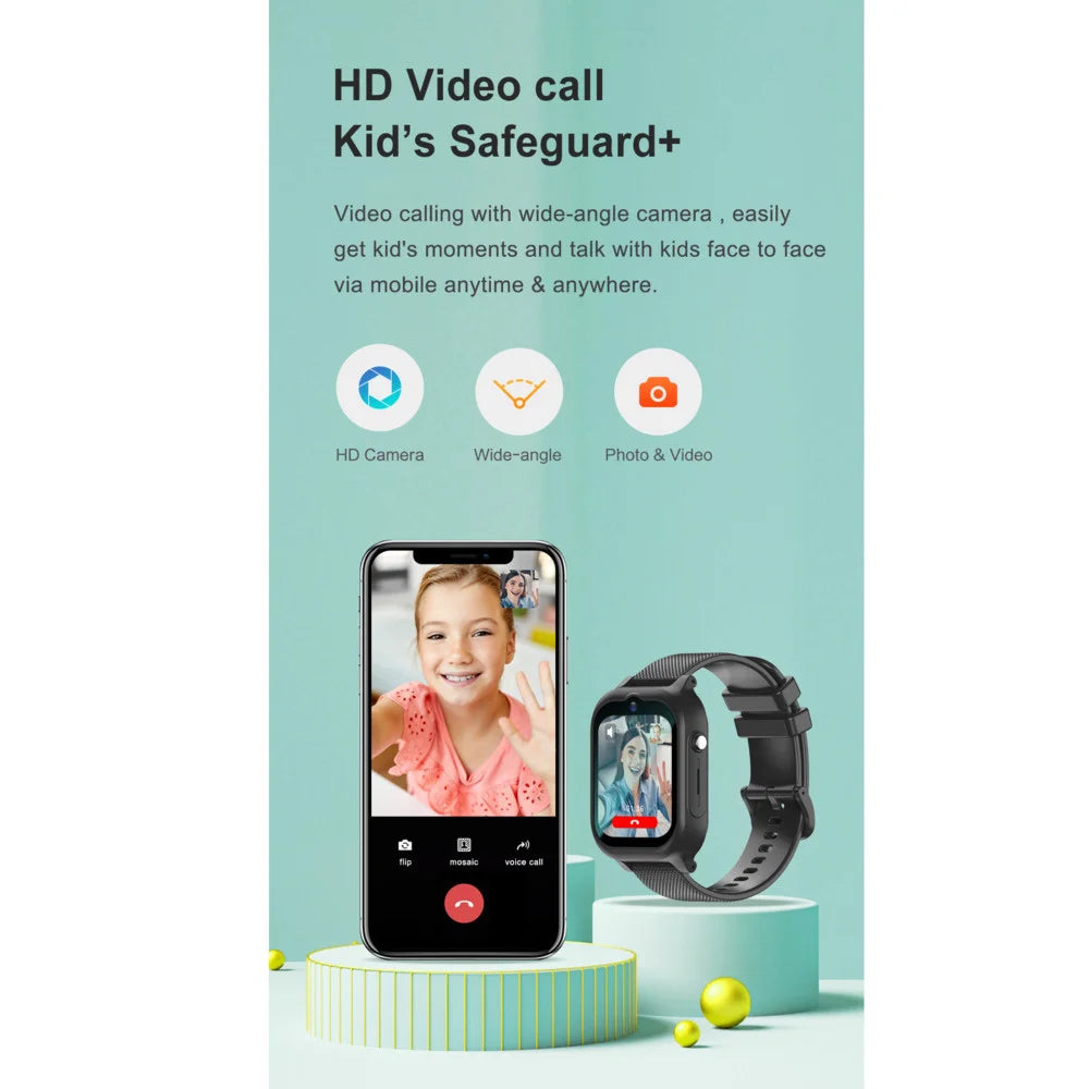 Xiaomi Mijia 4G Smart Watch Children Watch GPS Track Video Call Camera SOS Waterproof Monitor Location LBS Tracker Smartwatch