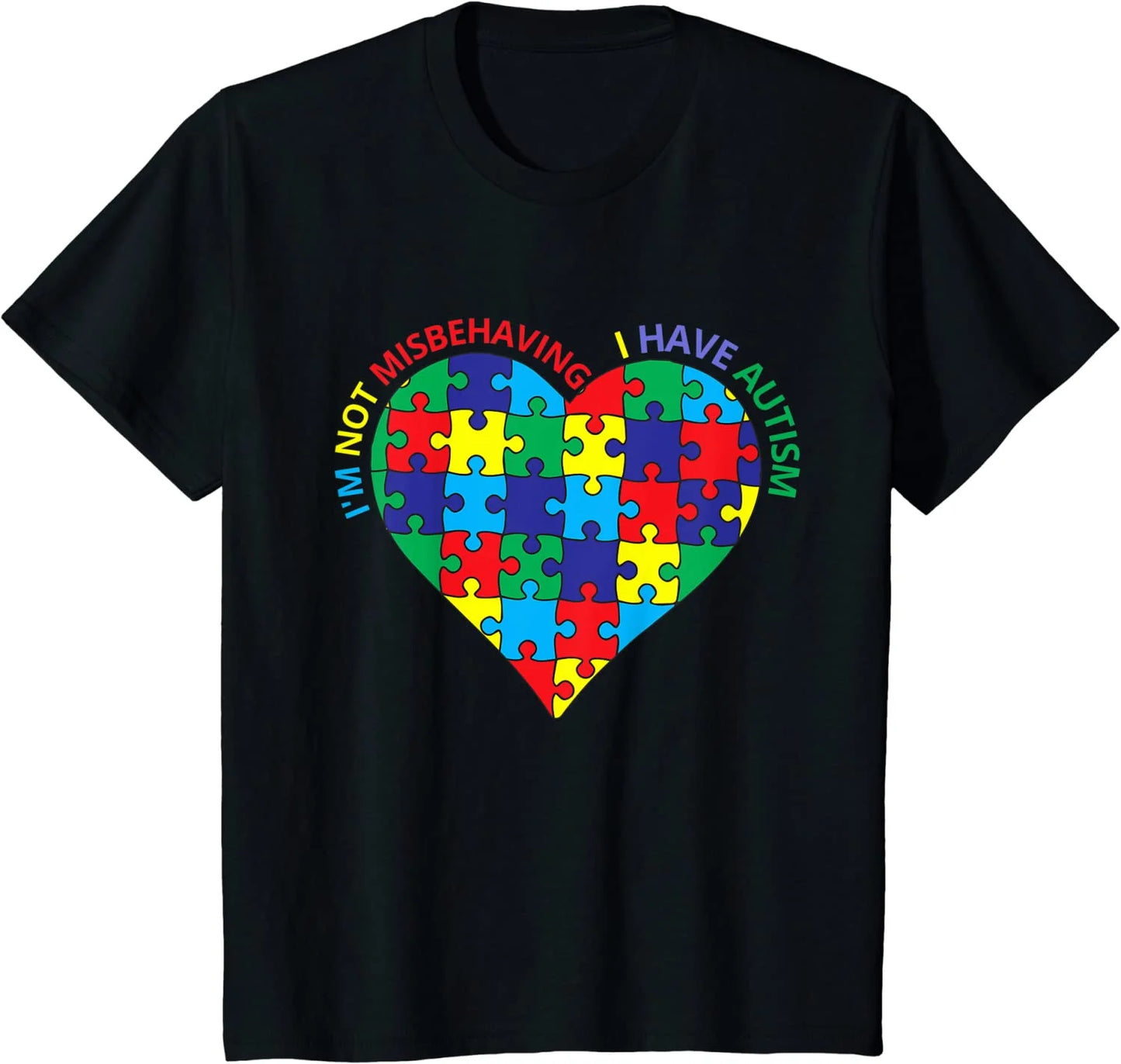 Autism Awareness Support Autism Son Kids for Mom Dad T-Shirt