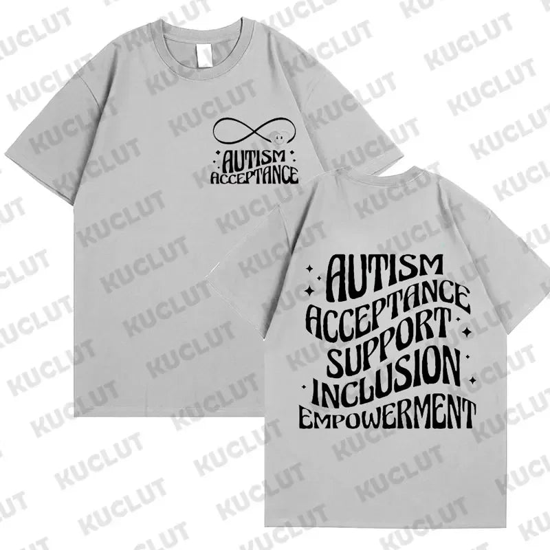 Autism Shirt Acceptance Month T Shirt Autism Mom Advocate Teacher Support Tshirt Autistic Pride Tee Awareness T-shirt Gift